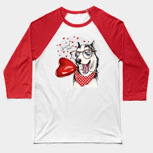 Spreading Love Husky Baseball T-Shirt